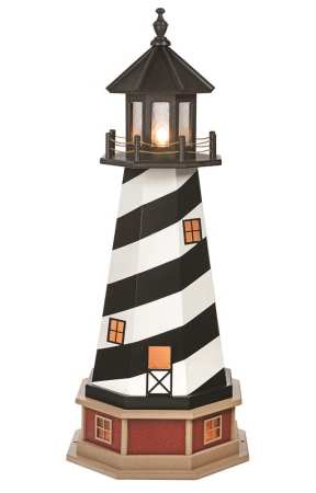 Amish Handmade Lighthouse Interior Lighting Option